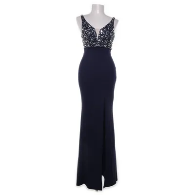 Evening gown (Blue) from Bubbleroom Polyester, Elastane