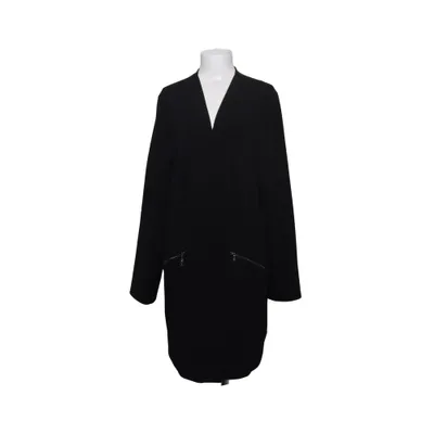 Manteau (Noir) de Evans Élasthane, Polyester