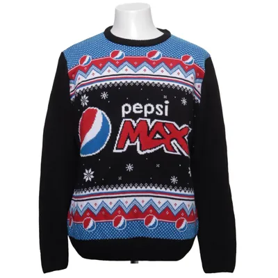 Christmas sweater (Black, Blue, Multicolored) from Pepsi Max Acrylic