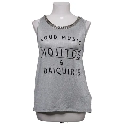 Débardeur (Gris) de Bershka Dressy Collection Élasthane, Polyester
