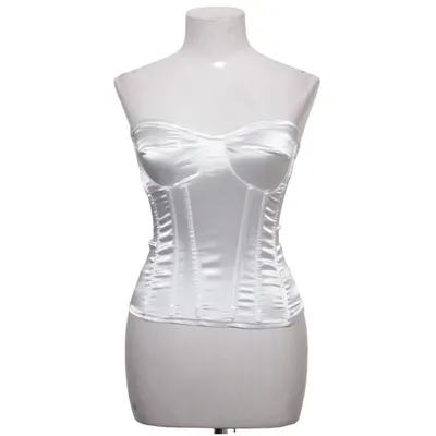 Corset (Blanc) de PrettyLittleThing Élasthane, Polyester
