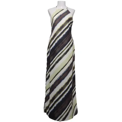 Maxi dress (Brown, White, Yellow) from Trendyol Polyester