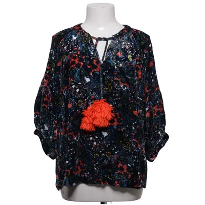 Blouse (Bleu, Multicolore) de Manoush Soie, Viscose