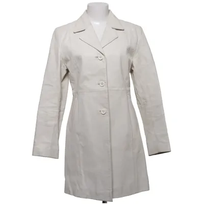 Läderkappa (Beige) från Montgomery Skinn, Polyester