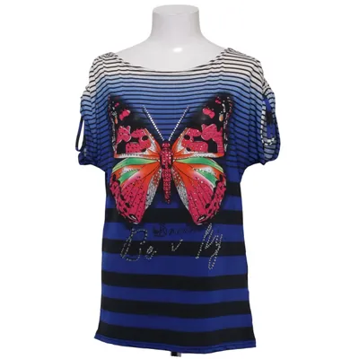 Haut (Bleu, Noir, Multicolore) de Sweet Girl Élasthane, Polyester