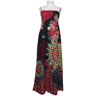 Maxi dress (Black, Red, Multicolored) from 101 Idees Elastane, Polyester