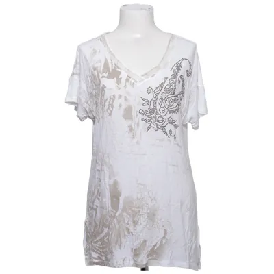 T-shirt (Wit, Beige) van Biba Polyester, Viscose