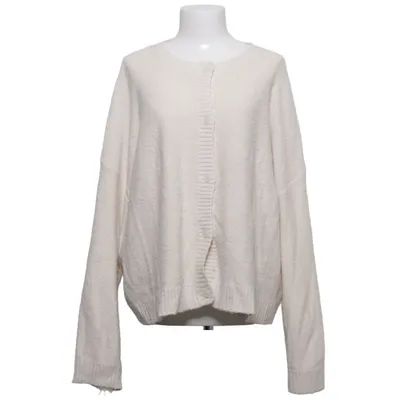 Cardigan (White) from Reclaimed Vintage Acrylic, Cotton