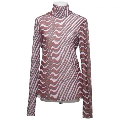 Bluse (Braun, Pink, Weiß) von Baum Und Pferdgarten Elasthan, Recyceltes Polyester