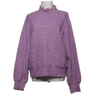Rollkragenpullover (Lila, Mehrfarbig) von Nümph Acryl, Alpakawolle, Elasthan, Polyamid