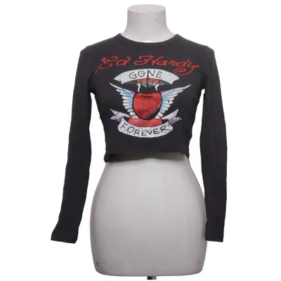 Långärmad t-shirt (Svart, Flerfärgad) från Ed Hardy x Urban Outfitters Bomull