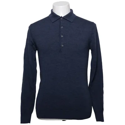 Pull-over (Bleu) de John Henric Laine de mouton
