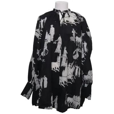 Jurk (Wit, Zwart, Meerkleurig) van H&M Trend Katoen