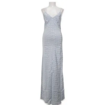 Långklänning (Blå, Silverfärgad) från Peek & Cloppenburg Viskos