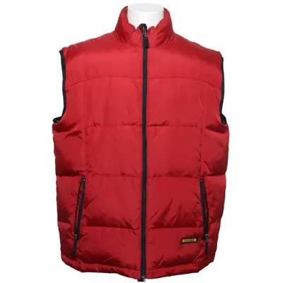 Dunväst (Röd) från Melka Dun, Fjädrar, Polyamid, Polyester