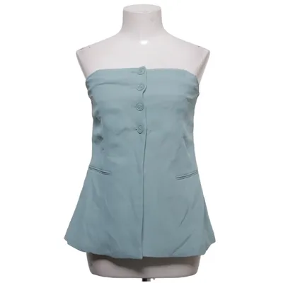 Tube top (Blue) from Stradivarius Polyester, Viscose