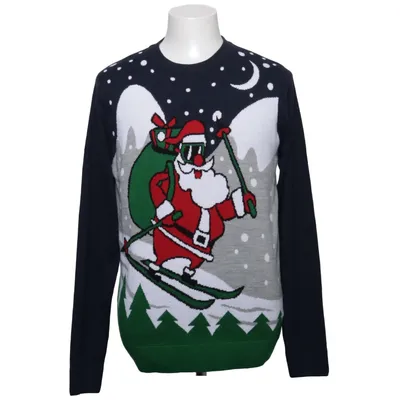 Christmas sweater (Blue, Multicolored) from Merry Christmas Acrylic