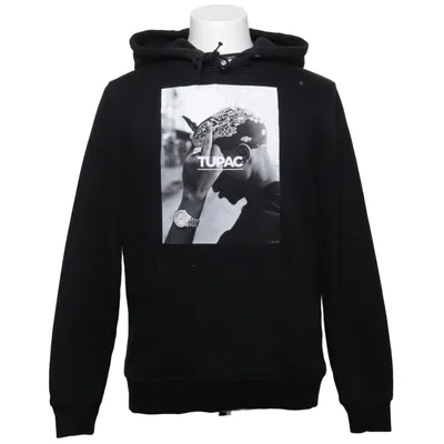 Sweat à capuche (Noir) de 2Pac Coton, Polyester