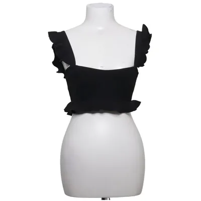 Crop top (Zwart) van Zara Trafaluc Elastaan, Polyester