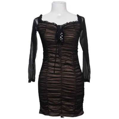 Dress (Black, Beige) from Fashion Nova Elastane, Polyamide, Polyester