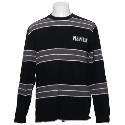 T-shirt à manches longues (Noir, Gris, Blanc) de Pleasures Coton