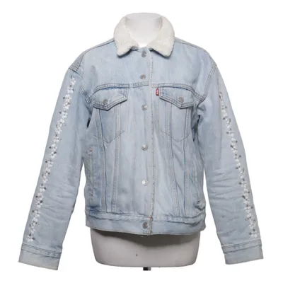 Foret Jeansjakke (Blå, Hvid) fra Levi's Premium Bomuld, Kunstpels