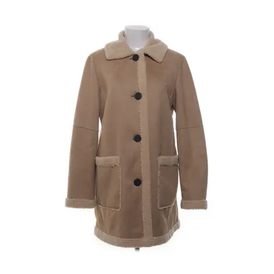 Shearling jas (Beige) van Herluf Design