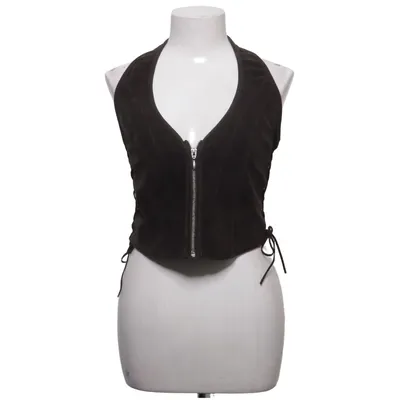 Halter neck top (Brown) from Silence + Noise Cotton, Lyocell, Polyester, Viscose