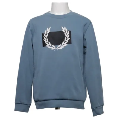 Sweatshirt (Blue) from Fred Perry Cotton, Elastane, Polyester