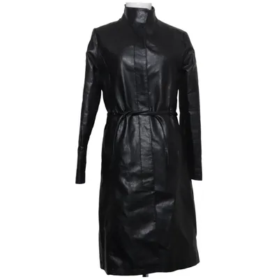 Frakke (Sort) fra Suzanne Bomuld, Polyester, Polyurethan
