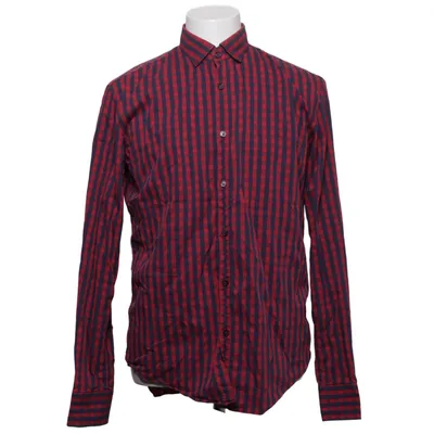 Chemise (Rouge, Bleu) de Zara Man