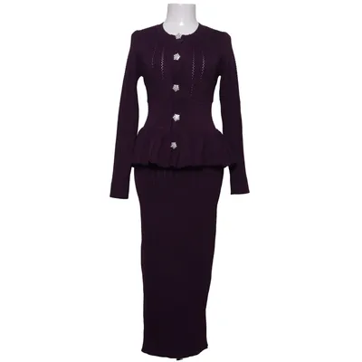 Maxi jurk (Lila) van Sunfere Nylon, Viscose