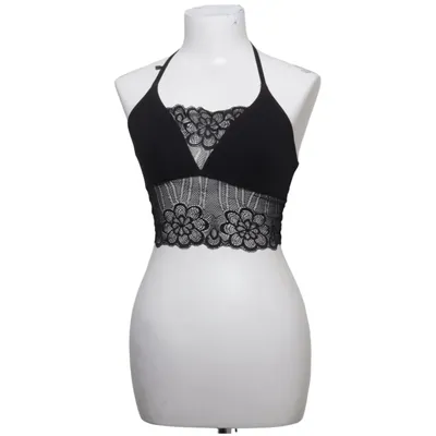 Crop top (Svart) från Les Lunes Bambu, Elastan