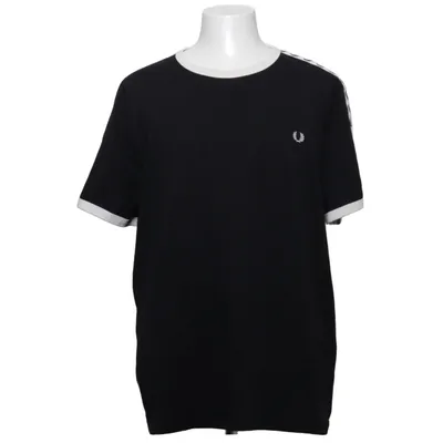 T-shirt (Zwart, Wit) van Fred Perry Sportswear Katoen, Elastaan, Polyester