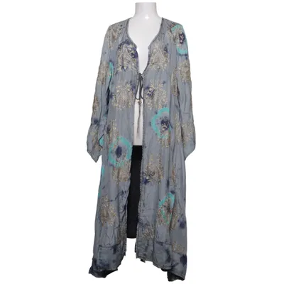 Kaftan (Grijs, Blauw, Meerkleurig) van Agencies Turquoise Zijde