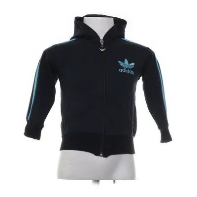 Huvtröja (Svart, Blå) från Adidas Originals Bomull