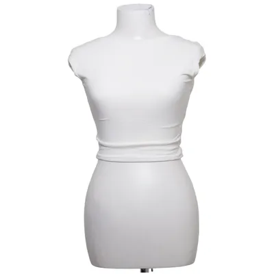 Crop top (Hvid) fra Polly Elastan, Modal