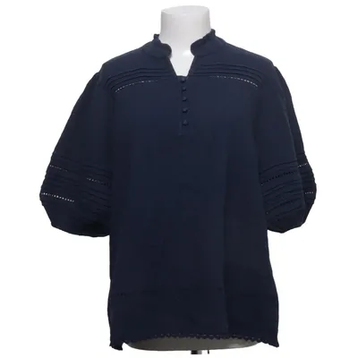 Blouse (Blue) from Lands' End Cotton