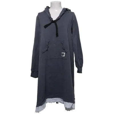 Hood dress (Gray, White) from Blooming with Love Cotton, Elastane