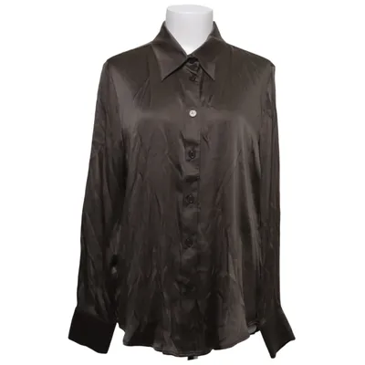Chemise (Marron) de Lene Sand Élasthane, Soie, Viscose