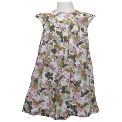 Robe (Blanc, Vert, Rose) de Bonpoint Coton, Lin