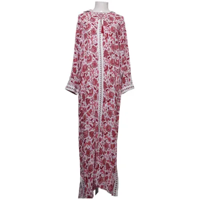 Robe à capuche (Rouge, Blanc) de Luna Polyester