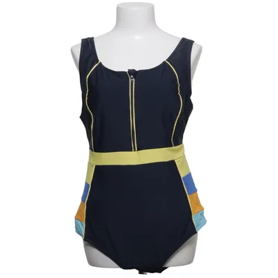 Maillot de bain une pièce (Bleu, Jaune, Multicolore) de Ulla Popken Élasthane, Polyamide, Polyester