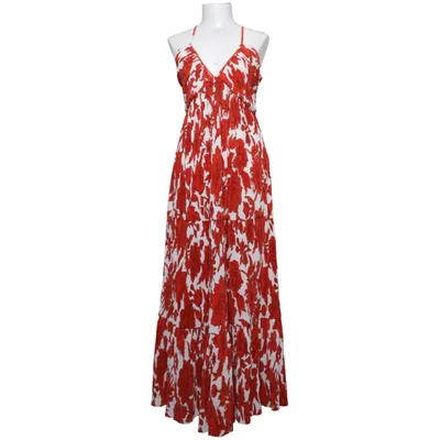 Maxi jurk (Meerkleurig, Rood) van H&M Modern Classic Polyester