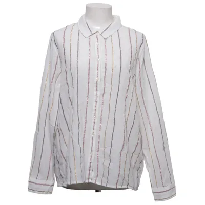 Shirt (Wit, Meerkleurig) van Nude Katoen, Metallvezel