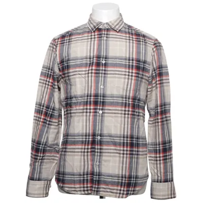 Flanellskjorta (Beige, Flerfärgad) från Riley Bomull