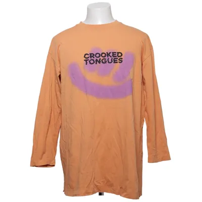 Långärmad t-shirt (Gul, Lila) från Crooked Tongues Bomull