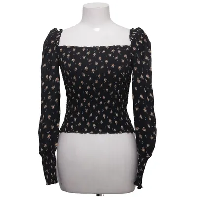 Crop top (Black, Multicolored) from Maje Viscose