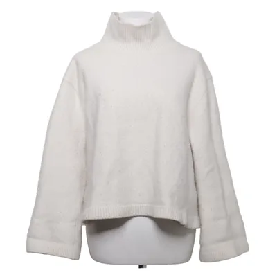 Rollkragenpullover (Weiß) von H&M Premium Quality Wolle, Kaschmir