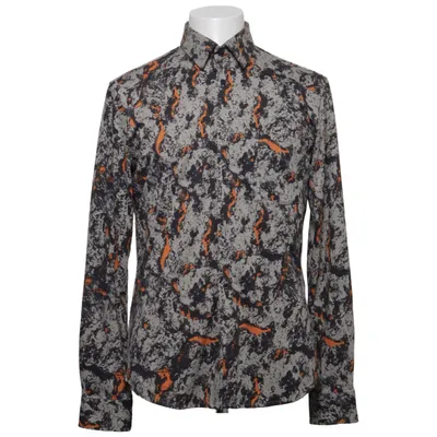 Chemise (Beige, Noir, Orange) de Boss Coton, Polyester